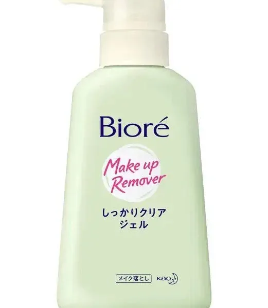 Biore Makeup Remover Clear Gel (Pump Type) 240g - Japanese Makeup Cleansing Gel