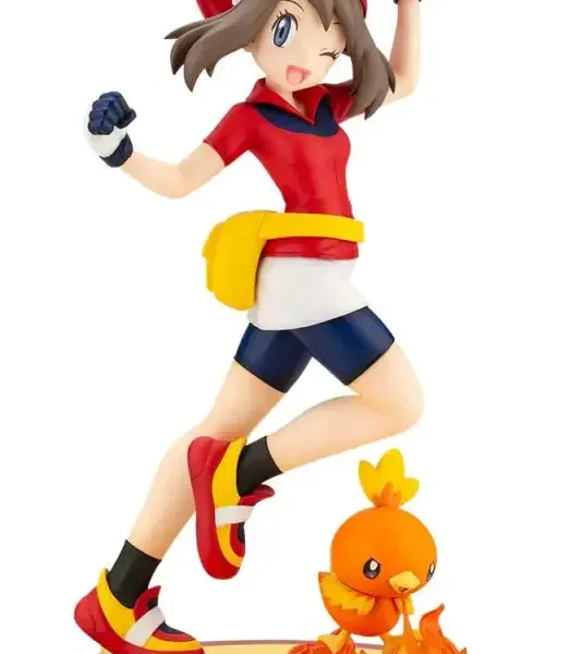 KOTOBUKIYA Artfx J May With Torchic 1/8 Figure Pokemon