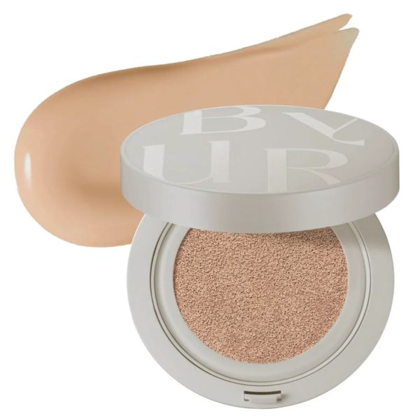 ByUR Serum Fit Full Cover Glow Cushion V1 #21 Natural Beige, 15g, SPF 50+ protection, ideal for a glowing finish