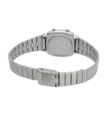 Casio LA670 Series Women's Digital Wristwatch, Silver x Gray LA670WA - 7DF
