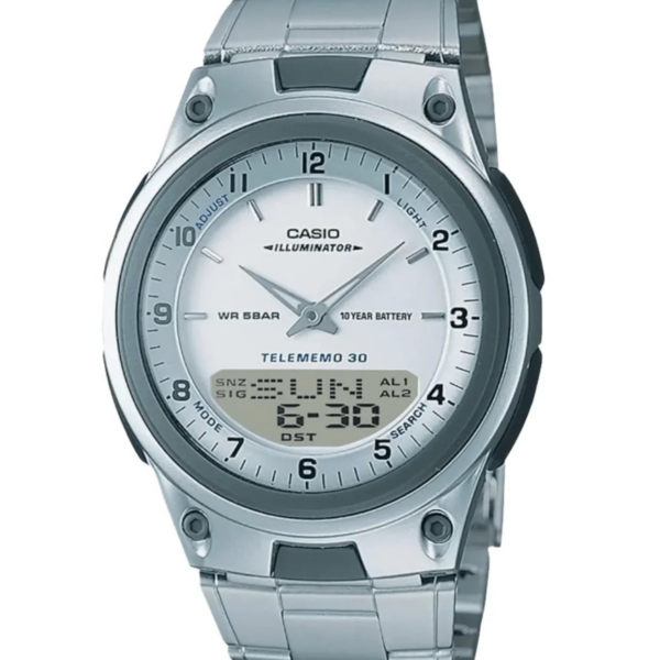 CASIO Collection Standard Quartz Men's Type AW - 80D - 7AJH, sliver