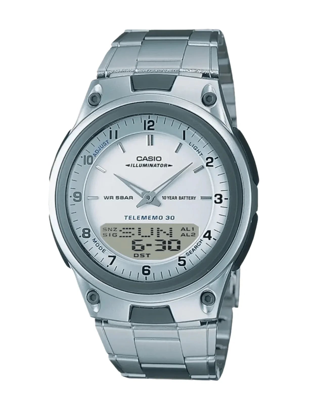 8150e89e-casio-collection-standard-quartz-mens-type-aw-80d-7ajh-sliver-9182539 CASIO Collection Standard Quartz Men's Type AW - 80D - 7AJH, sliver