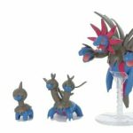 Pokemon Plastic Model Collection Sazandora Evolution Set - Kit