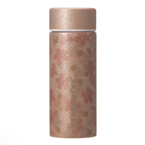 Starbucks Sakura 2026 Pink Glitter Bottle, 355ml, Shimmering Finish, ideal for daily hydration