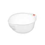 Inomata Japanese Rice Washing Bowl 22cm, side drainage holes, ideal for washing rice