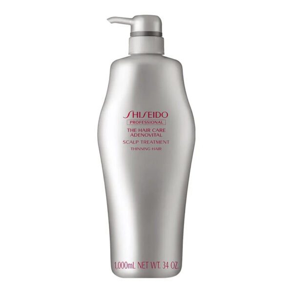 Shiseido Professional Adenovital Scalp Treatment for Thinning Hair 1000ml, key feature moisturization, ideal for daily hair care