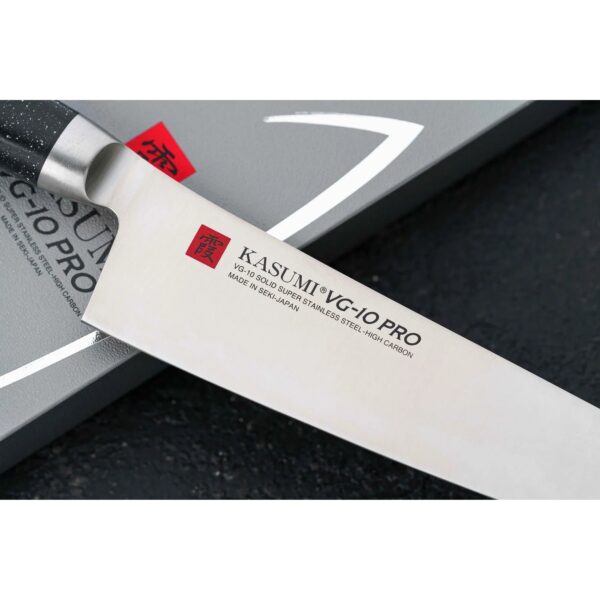 270mm Sumikama Kasumi VG-10 Pro Gyuto Knife, kengata tip design, designed for chefs