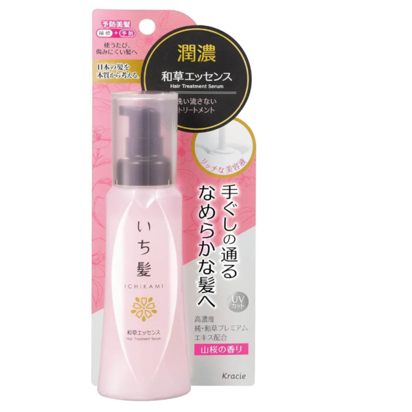Kracie Ichikami Moisture Waso Hair Treatment Serum 100ml - Japanese Hair Care Product - YOYO JAPAN