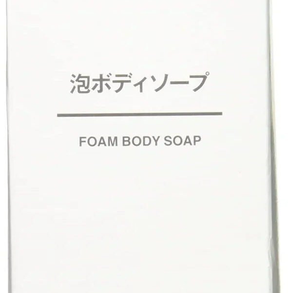 Muji 44593875 Foaming Body Soap, Large Capacity, 600Ml