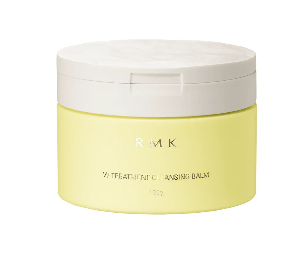 RMK Cleansing Balm Rich 100g front view showing the Japanese jar and label for daily makeup cleansing.
