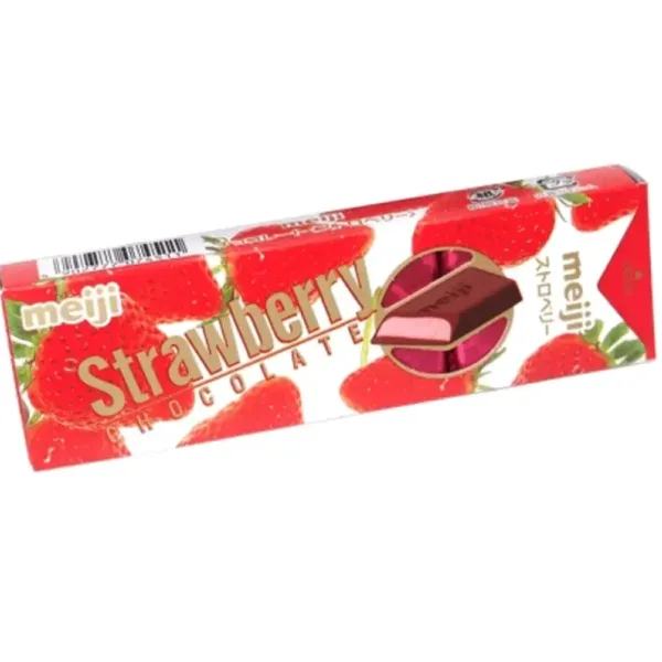 Meiji Strawberry Chocolate Mini - CANDY & SNACKS