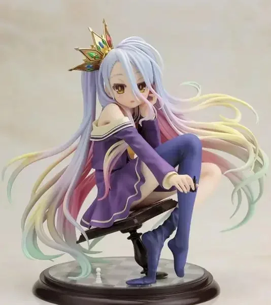 155mm Kotobukiya Japan No Game No Life White 1/7 PVC Figure, chessboard base, designed for collectors