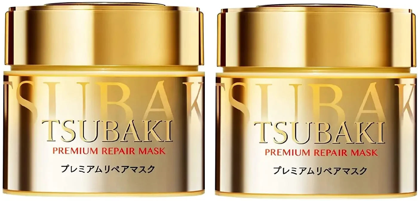 TSUBAKI Premium Repair Mask Hair Pack 2 pieces 180g each, deep repair formula, ideal for damaged hair
