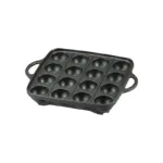 Iwatani Takoyaki Plate Japan - Fluorine Resin Processing CB-A-TKP, black design, ideal for making authentic takoyaki