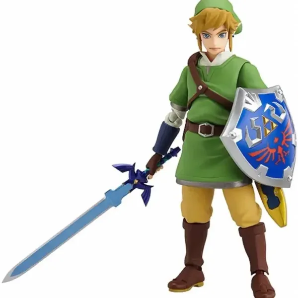 Figma 153 The Legend Of Zelda Skyward Sword Link Figure, 140mm, articulated design, ideal for collectors