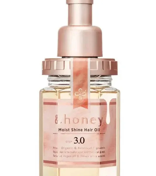Honey Moist Shine Hair Oil 3.0 Super Moist Organic Intensive Moisturizing 100Ml Japan