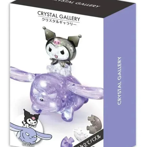 Hanayama Crystal Gallery 3D Puzzle Sanrio My Melody Kuromi 38 Pieces Japanese 3D Puzzle Figure