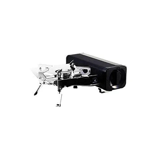 Iwatani Japan Folding Camp Stove (Black) By Fore Winds, folded, compact design, ideal for camping transport