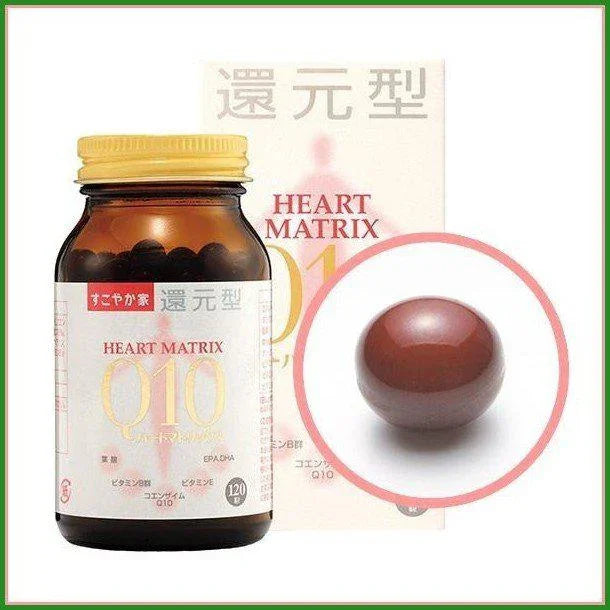 Sukoyaka Heart Matrix Q10 About 2 Months 120 Tablets  Japanese Vitamins And Health Supplements - YOYO JAPAN
