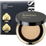 HARIAS Cushion Foundation SPF 50+ PA+++ (Ochre), Standard Size, High Sun Protection, ideal for Daily Makeup.