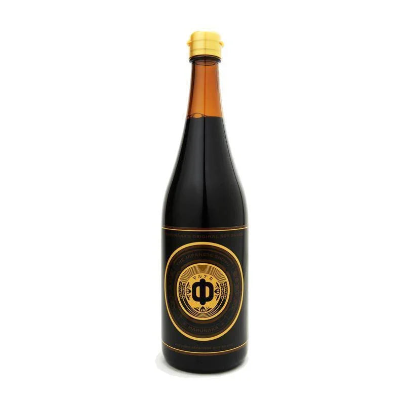 Marunaka Shoyu Traditional Japanese Dark Soy Sauce Black Label 720ml - YOYO JAPAN