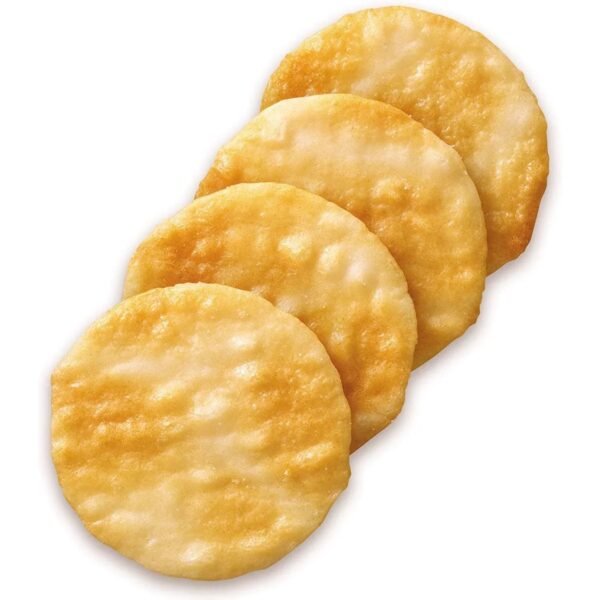 80g Kameda Salad Usuyaki Senbei, thin and crunchy rice crackers, designed for everyday snacking.
