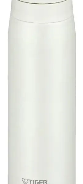 Tiger Water Bottle 500Ml Sahara Mug Stainless One Touch Lightweight Mcx - A502Wr Shell White