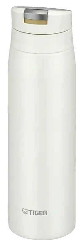 Tiger Water Bottle 500Ml Sahara Mug Stainless One Touch Lightweight Mcx - A502Wr Shell White