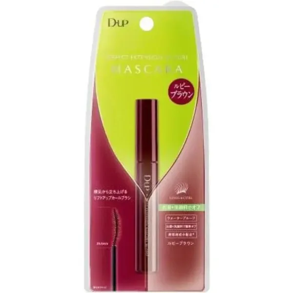 D - Up Perfect Extension Mascara for Carl Ruby Brown - Moisturizing Curl Mascara
