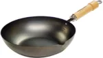 Riverlight 30Cm Iron Wok Stir Frying Pan Compatible With Ih Japan, 30cm, lightweight design, ideal for stir-frying