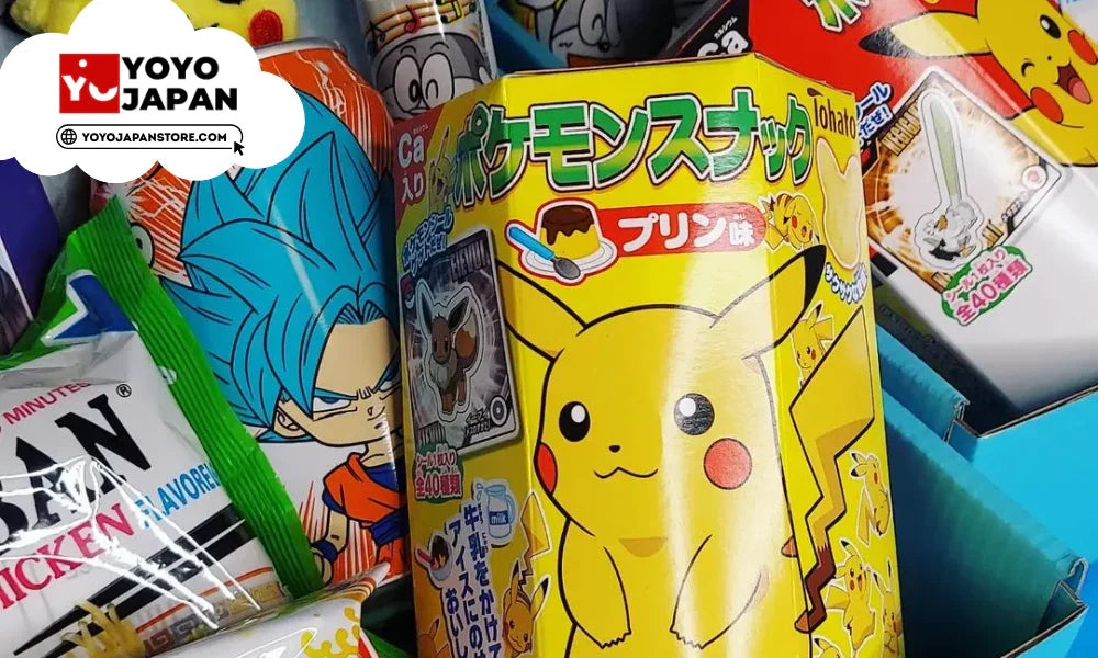 Japan anime snacks
