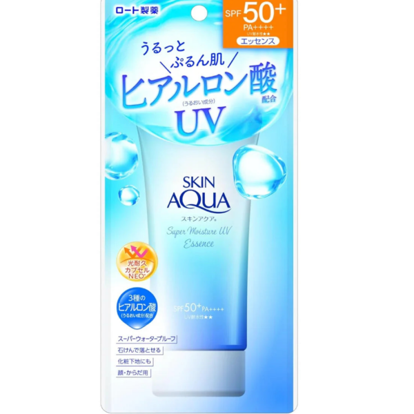 Skin Aqua Super Moisture Essence Sunscreen SPF 50+/PA++++ (80g) - YOYO JAPAN