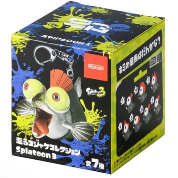 Nintendo Splatoon 3 Running Kojake Collection Blind Box, 1 Piece, Mystery Figure, ideal for backpacks