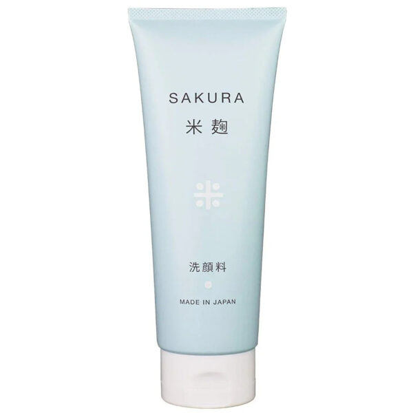 Hirosophy Sakura Koji Face Wash 120g - Facial Cleanser Containing Ascorbic Acid, gentle formula, ideal for daily skincare