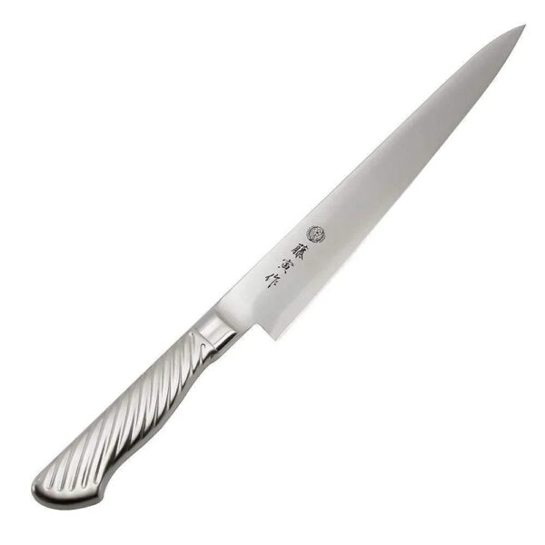 Tojiro Fujitora Dp 3 - Layer Sujihiki Knife With Stainless Steel Handle 240mm