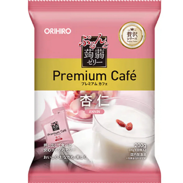 ORIHIRO Purun Konjac Jelly Premium Cafe Almond 20g x 20 pieces