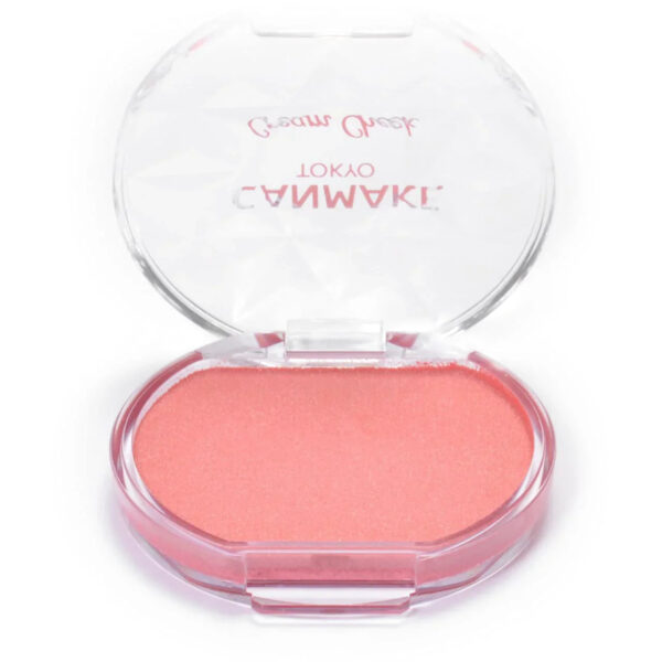 Canmake Cream Cheek Peach Dazzle P01 Pearl Type Makeup Blush