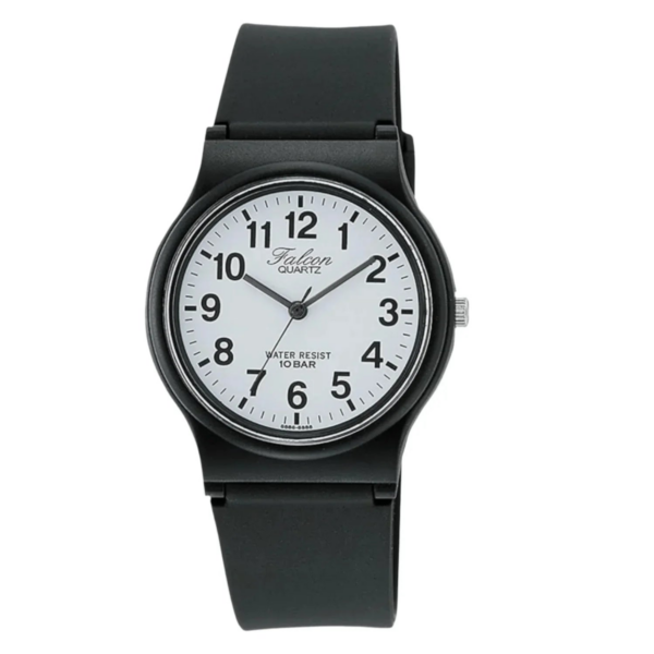 Citizen Q&Q VP46 - 852 Analog Wristwatch, Waterproof, Urethane Strap, White