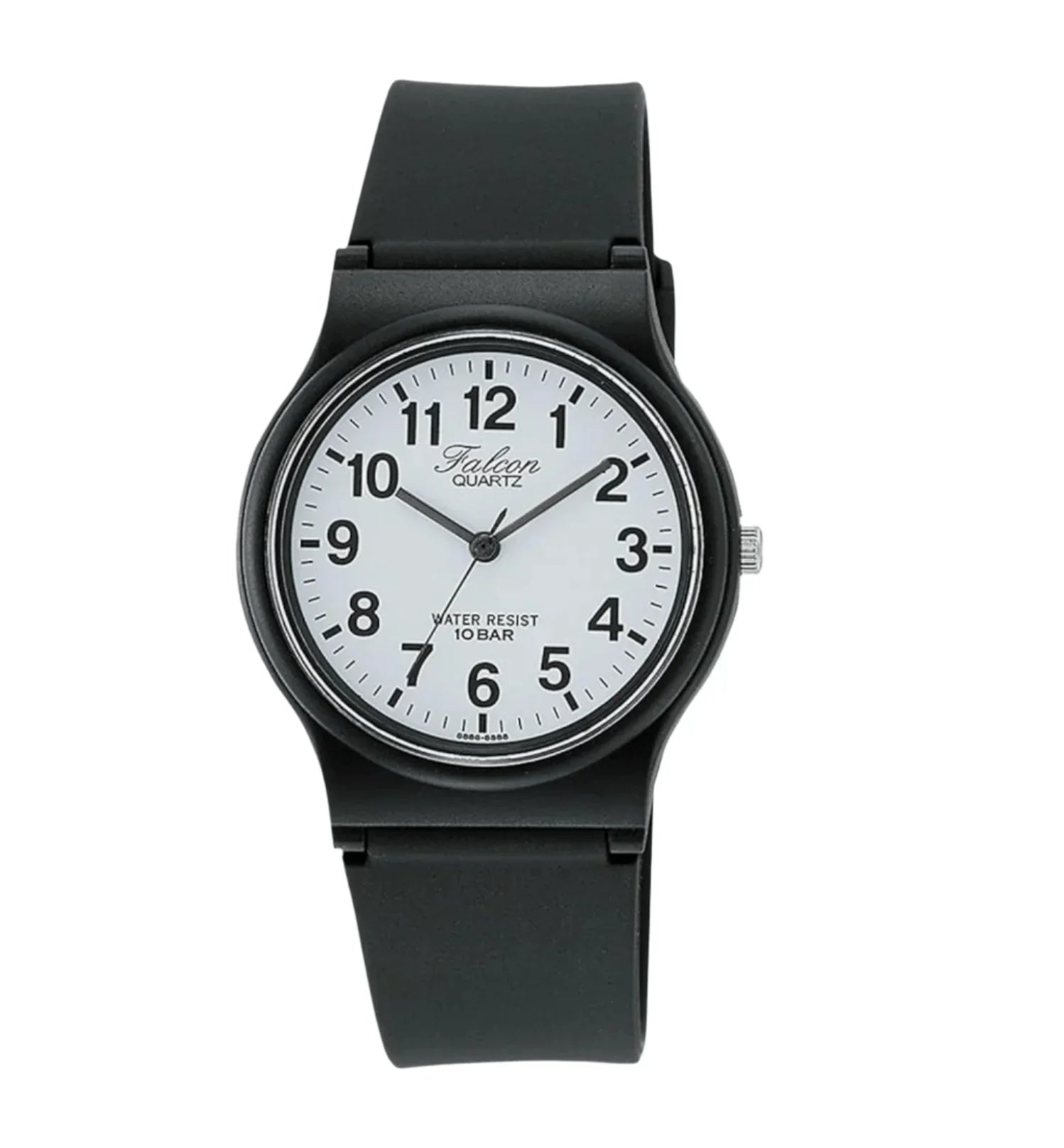 Citizen Q&Q VP46 - 852 Analog Wristwatch, Waterproof, Urethane Strap, White