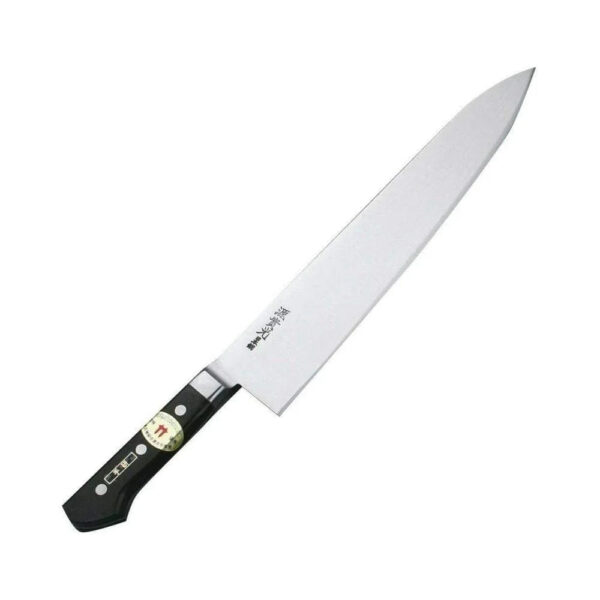 Jikko Nihonko Japanese Carbon Steel Gyuto Knife, 210mm, Honbazuke edge, ideal for precise slicing