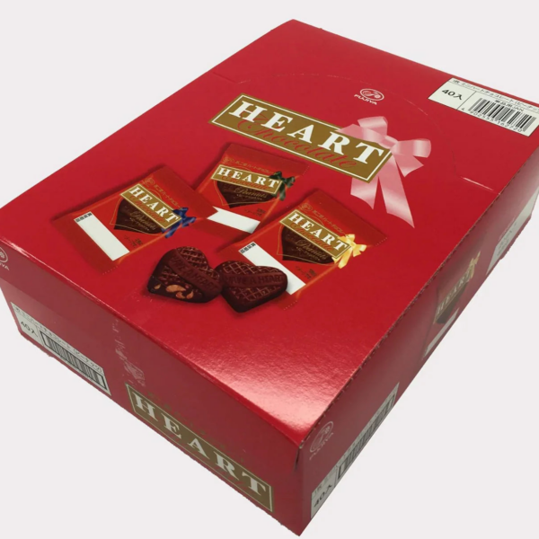 Fujiya Mini Heart Chocolate (Peanut) 1 piece × 40 bags - YOYO JAPAN