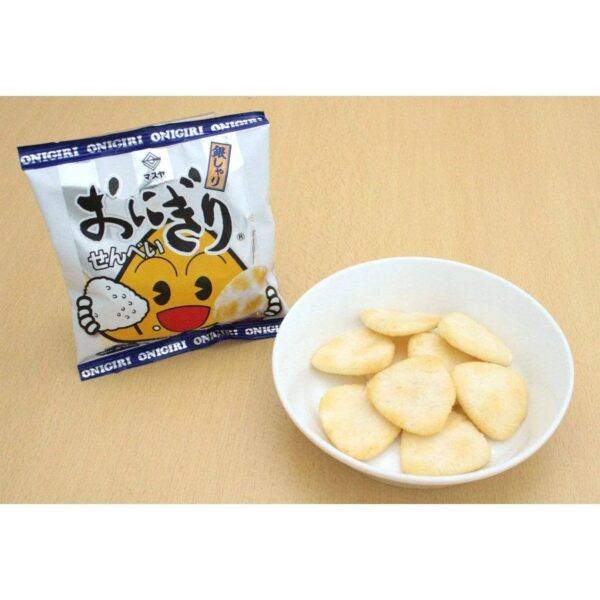 85g Masuya Onigiri Senbei Salted Japanese Rice Crackers Pack Of 3 designed for rice snack lovers