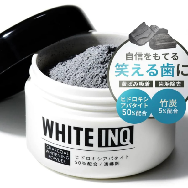WHITE-INQ Toothpaste Whitening 30g Bamboo Charcoal Powder, 30g, Whitening support, ideal for daily oral care