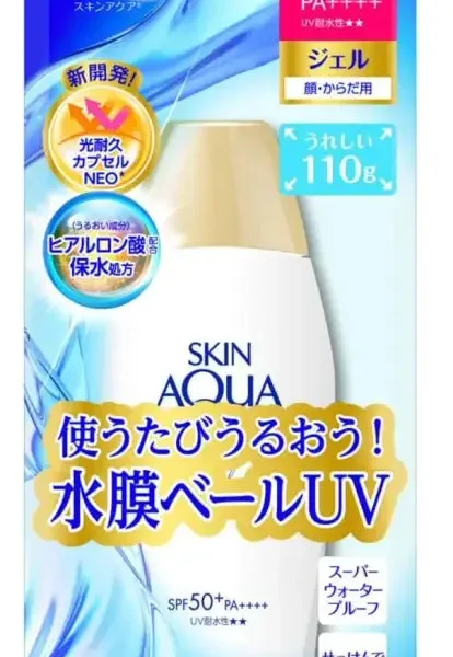 Skin Aqua Super Moisture Gel Sunscreen [Bottle] SPF 50 + /PA + + + + (110g)
