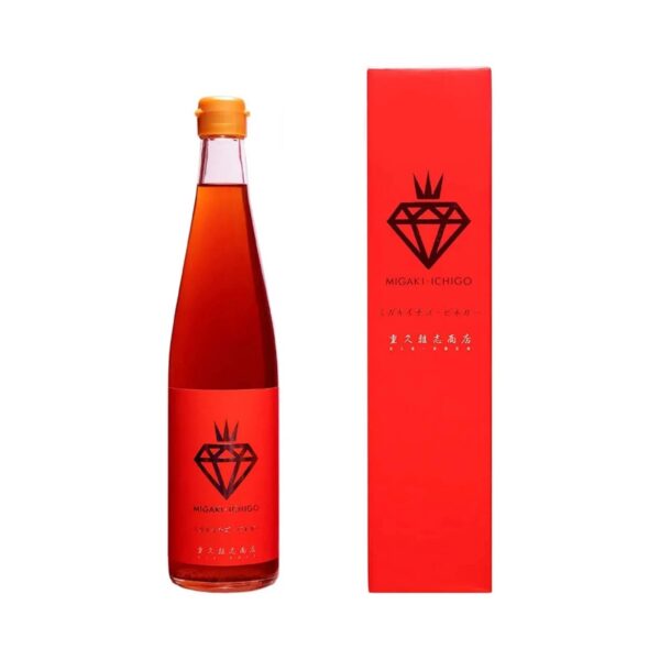 Marushige Migaki Strawberry Premium Drinking Vinegar 500ml - YOYO JAPAN