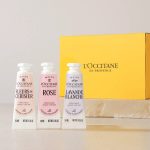 L'Occitane Mini Hand Cream Trio Fleurs de Cerisier Sakura & Rose & Lavande Blanche, 3-Piece