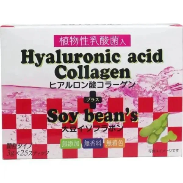 HIKARI hyaluronic acid collagen + soy isoflavones plant lactic acid bacteria enter 3g Ã— 25 capsule