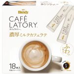 AGF Blendy Cafe Latory Rich Milk Cafe Latte 18 Sticks