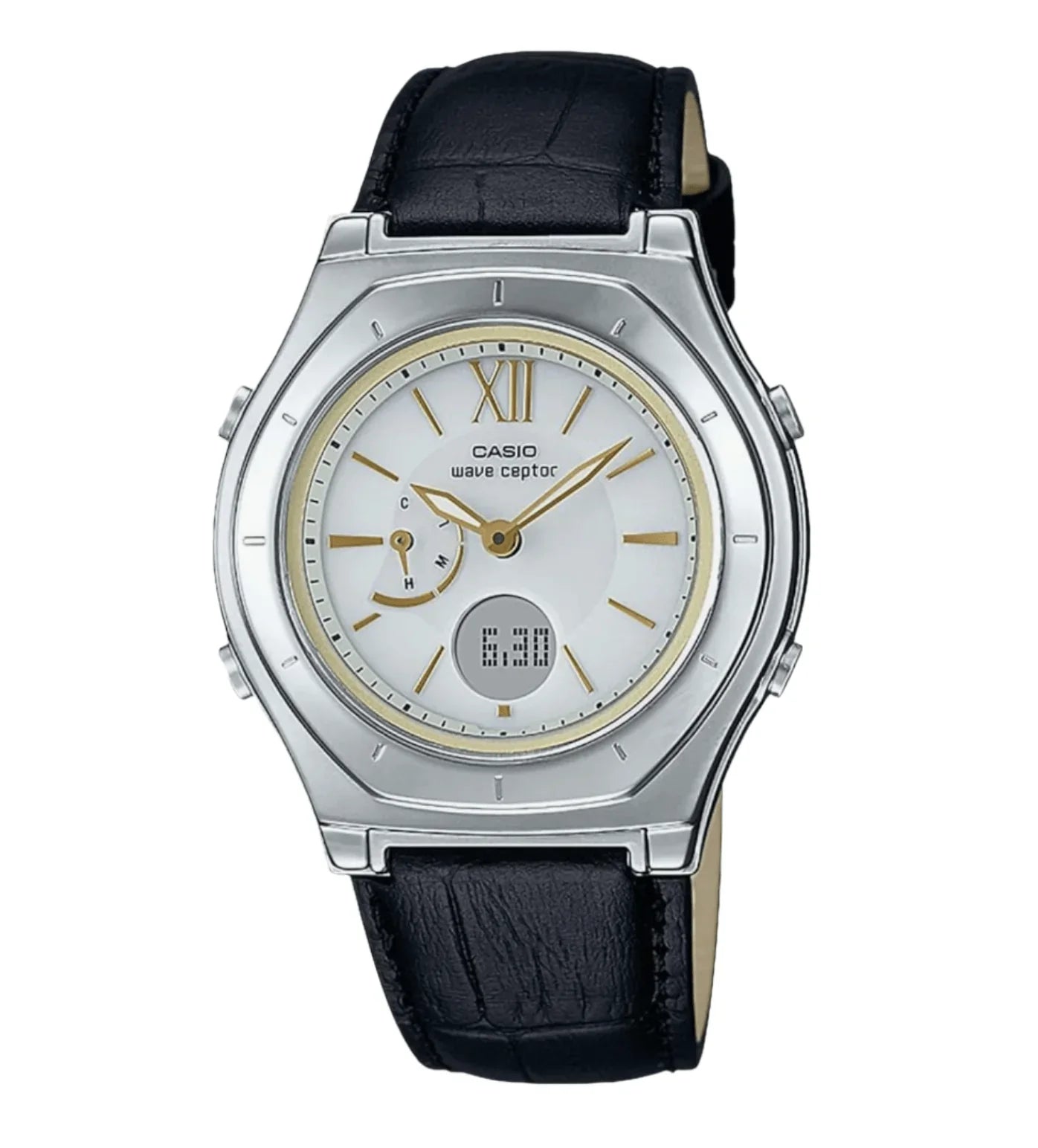 d7f5192e-casio-watch-wave-sceptor-lwa-m160-leather-black-radio-watch-3500416 Casio Watch Wave Sceptor LWA - M160 Leather, Black, Radio watch