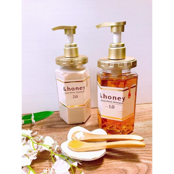 &honey Deep Moist Treatment 2.0 (Japanese Honey Hair Conditioner) 445g